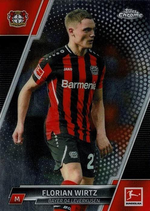 2021 Topps Chrome Bundesliga Florian Wirtz #69 Bayer 04 Leverkusen