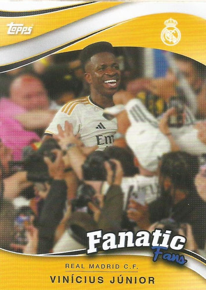 2024 Topps Real Madrid Fan Set Fanatics Fans Vinícius Júnior #FF-2 Real Madrid CF
