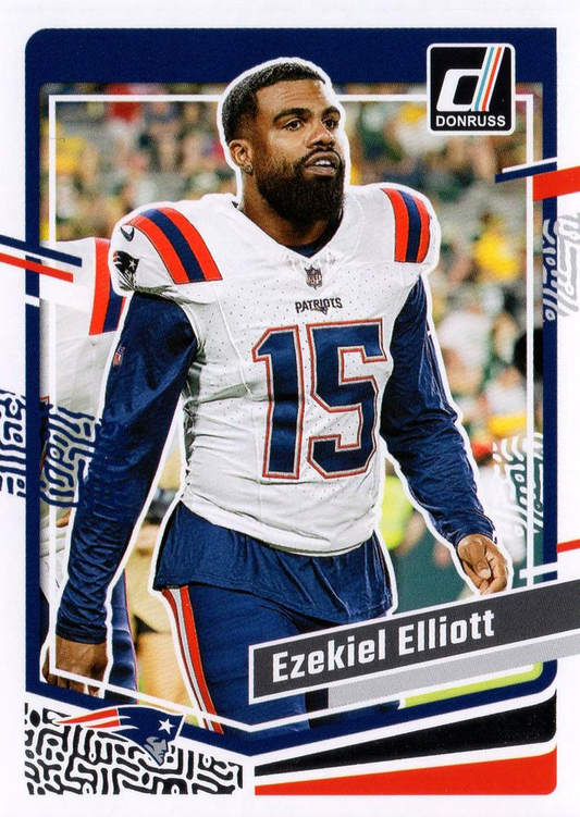 2023 Panini Donruss Ezekiel Elliott #201 New England Patriots