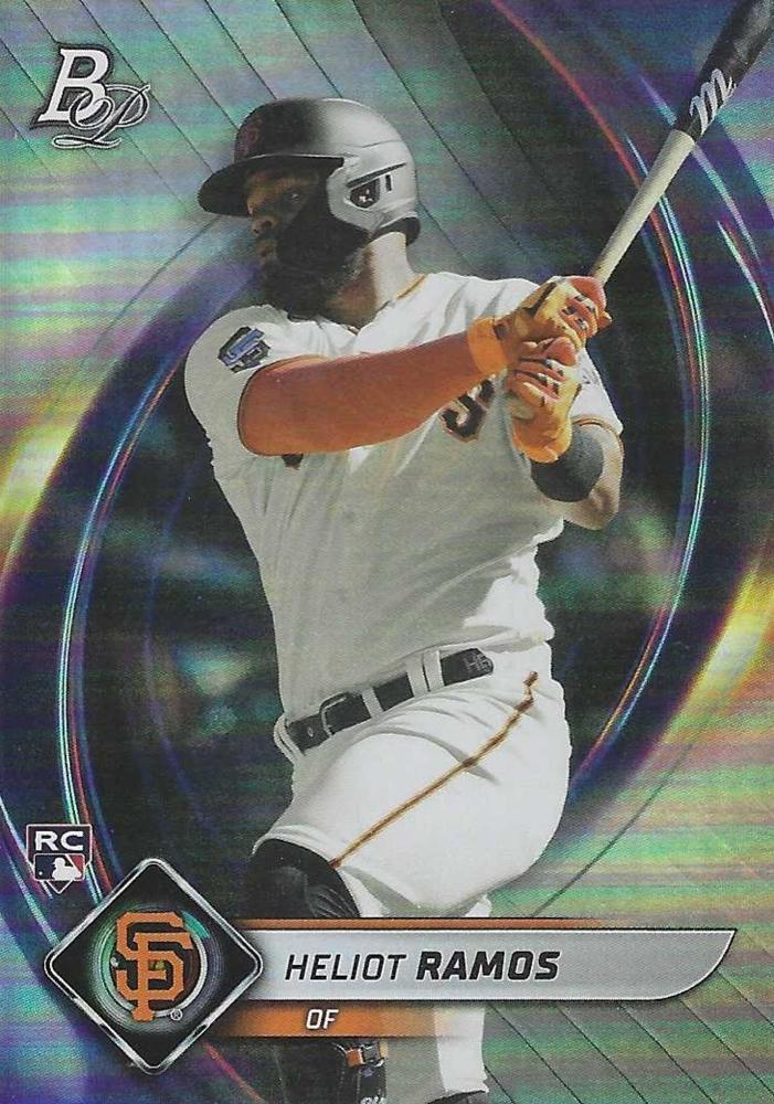 2022 Topps Bowman Platinum Heliot Ramos RC San Francisco Giants #35