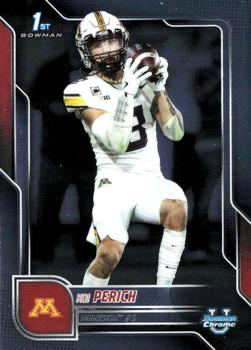 2025 Topps Bowman U Chrome Koi Perich 1st #116 Minnesota Golden Gophers