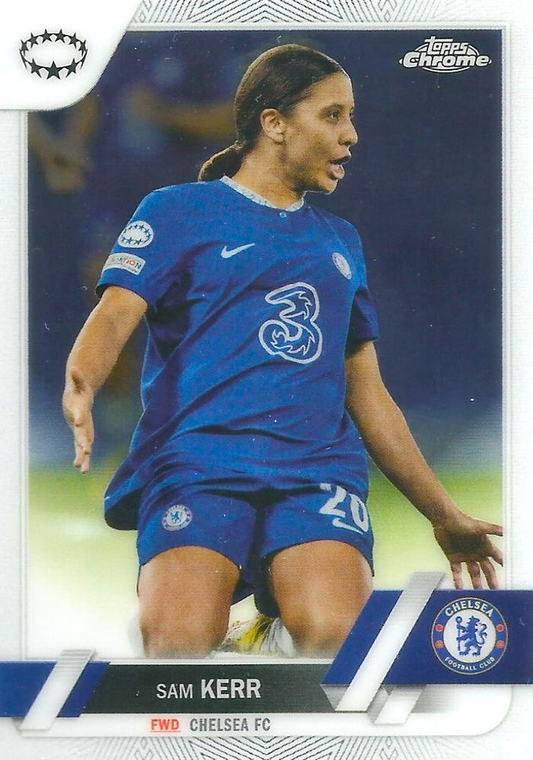 2022 Topps Chrome UCC Women's Sam Kerr #20 Chelsea F.C. Women