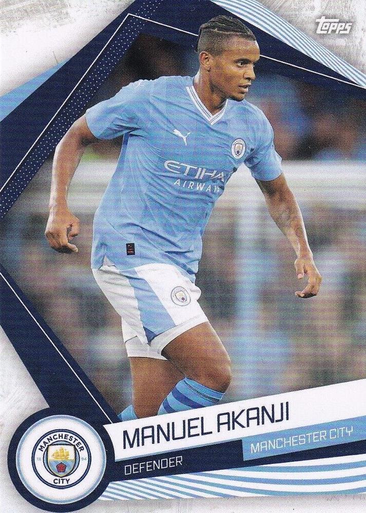2023 Topps Manchester City Fan Set Manuel Akanji #MAN-7