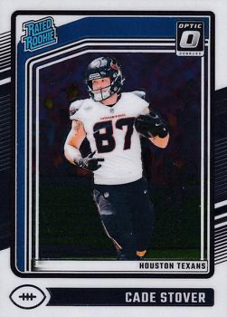 2024 Donruss Optic Football Rated Rookie Cade Stover RC Houston Texans #218