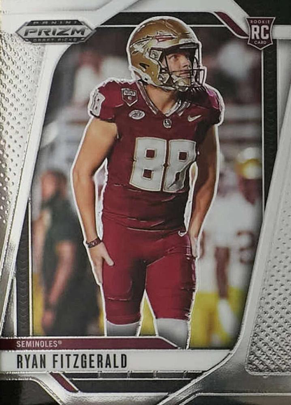 2025 Panini Prizm Draft Picks Ryan Fitzgerald #27 Florida State Seminoles