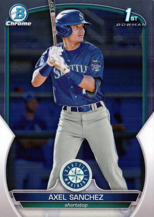 2023 Bowman Chrome Prospects Axel Sanchez 1st Seattle Mariners #BCP-73