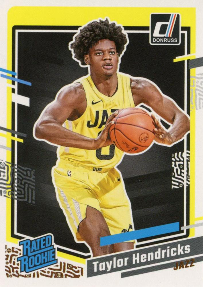 2023 Panini Donruss Taylor Hendricks Rated Rookie #208 Utah Jazz