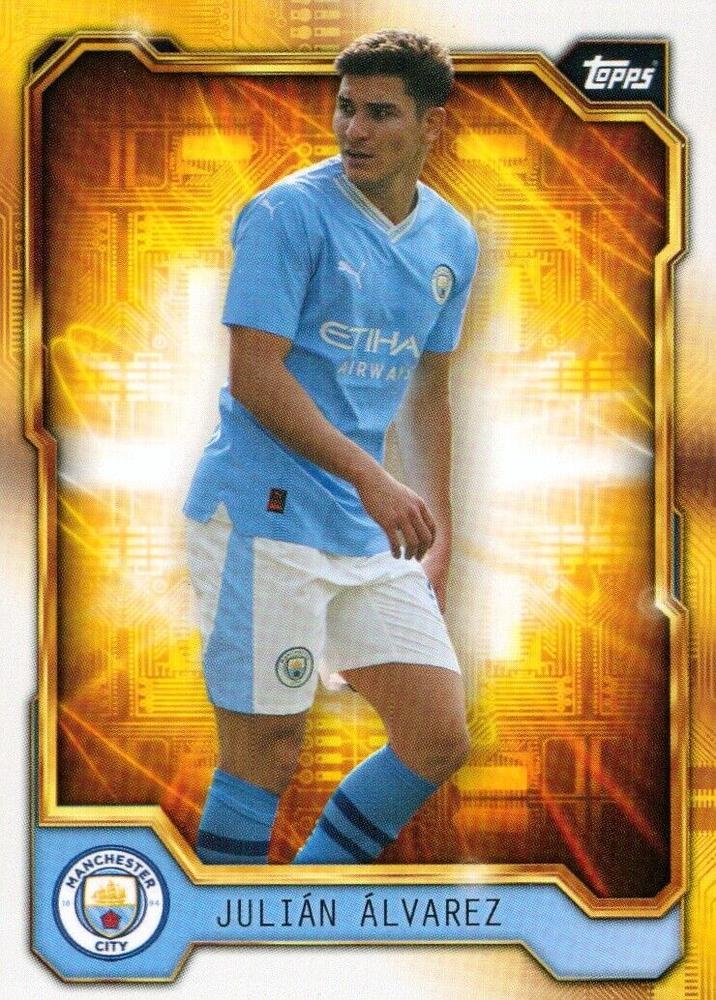 2023 Topps Manchester City Fan Set Golden Future Julián Álvarez #MANG-3