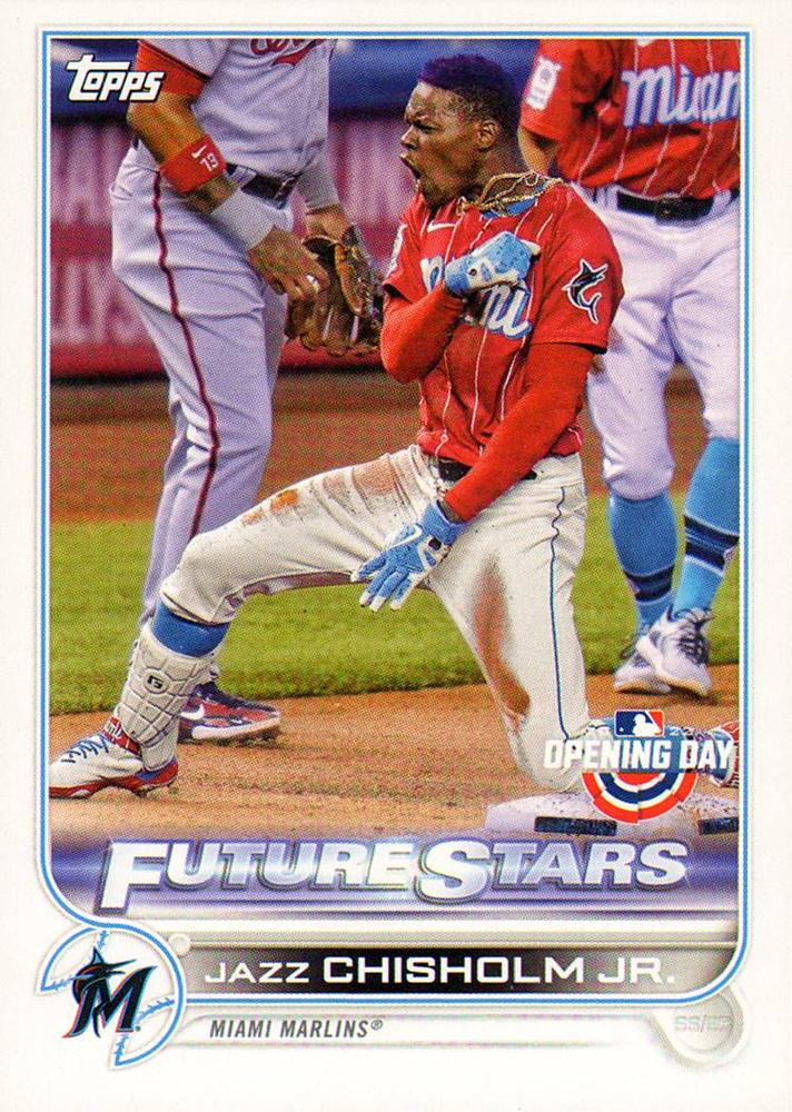 2022 Topps Opening Day Jazz Chisholm Jr. FS #62 Miami Marlins