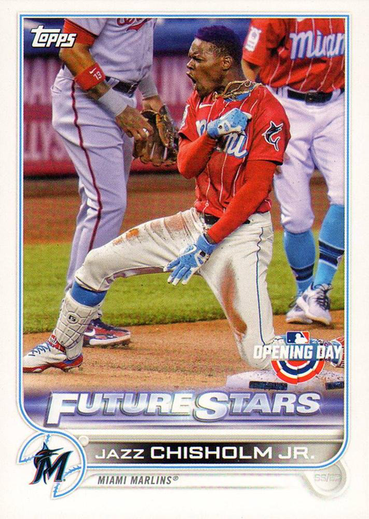 2022 Topps Opening Day Jazz Chisholm Jr. FS #62 Miami Marlins