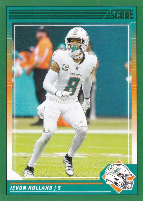 2024 Panini Score Football Green Jevon Holland Miami Dolphins #178