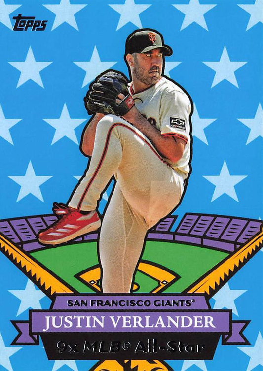 2025 Topps Archives 2007 Topps All-Stars Justin Verlander #07AS-7 San Francisco Giants