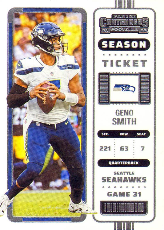 2022 Panini Contenders Geno Smith #88 Seattle Seahawks