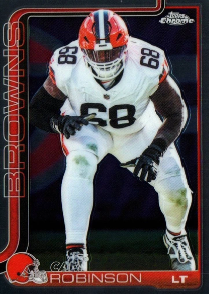 2025 Topps Chrome NFL Cam Robinson #124 Cleveland Browns