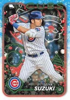 2024 Topps Holiday Seiya Suzuki Chicago Cubs #H78