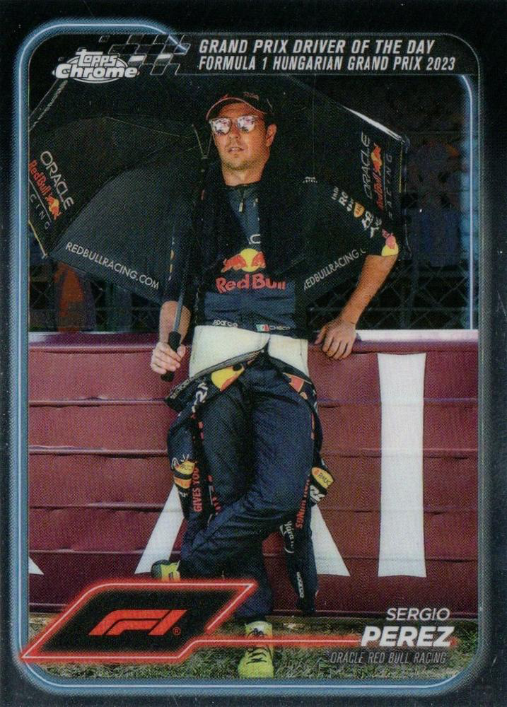 2024 Topps Chrome Formula 1 Sergio Perez DD #169 Red Bull Racing