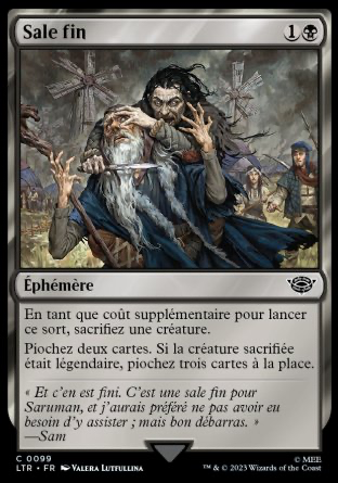 2023 Magic MTG Le Seigneur des Anneaux Sale fin LTR #99