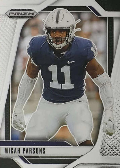 2025 Panini Prizm Draft Picks Micah Parsons #191 Penn State Nittany Lions