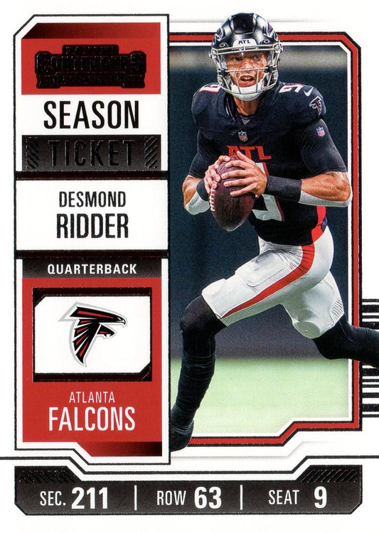 2023 Panini Contenders Desmond Ridder Atlanta Falcons #4