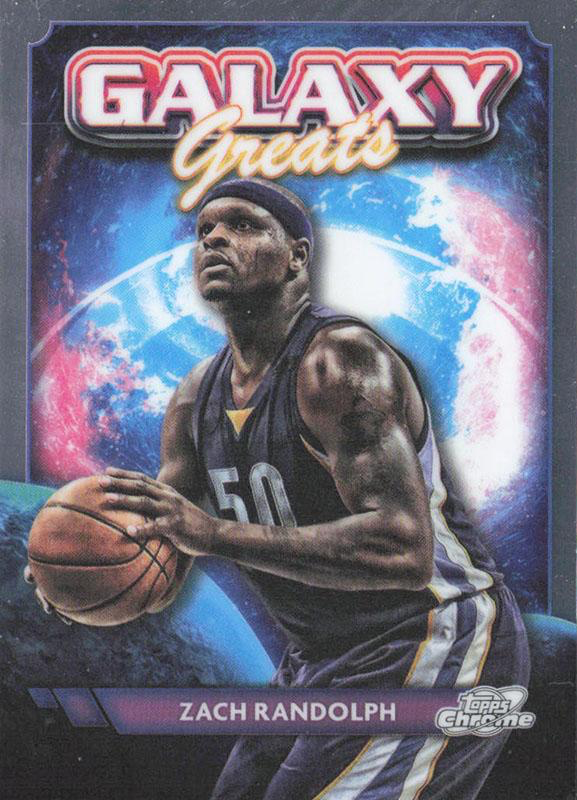 2023 Topps Chrome Cosmic Galaxy Greats Zach Randolph #GG-31 Memphis Grizzlies