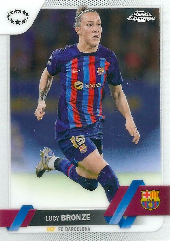2022 Topps Chrome UCC Women's Lucy Bronze #15 FC Barcelona Femeni