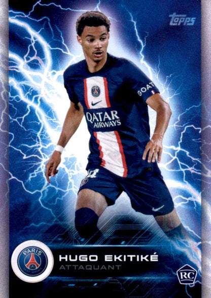 2022 Topps PSG Fan Set Super Electric Hugo Ekitiké #PAS-2 Paris Saint-Germain