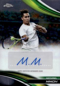 2025 Topps Chrome Tennis Autograph Michael Mmoh #CA-MMH
