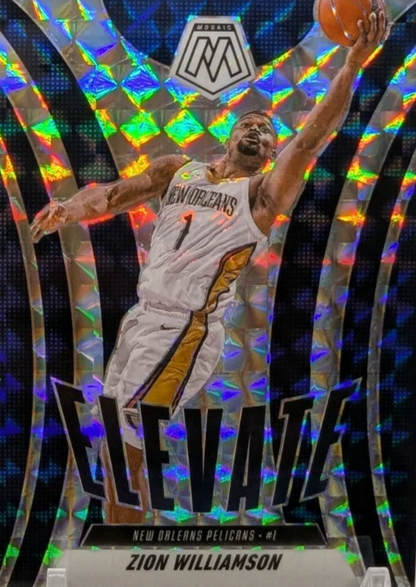 2024 Panini Mosaic Elevate Mosaic Prizm Zion Williamson #2 New Orleans Pelicans