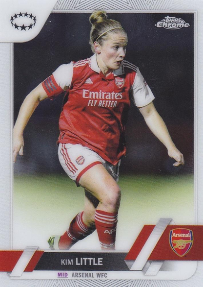 2022 Topps Chrome UCC Women's Kim Little #10 Arsenal W.F.C.