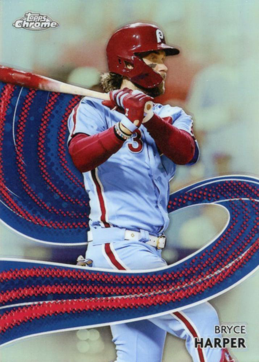 2024 Topps Chrome Strokes Bryce Harper Philadelphia Phillies #S-6