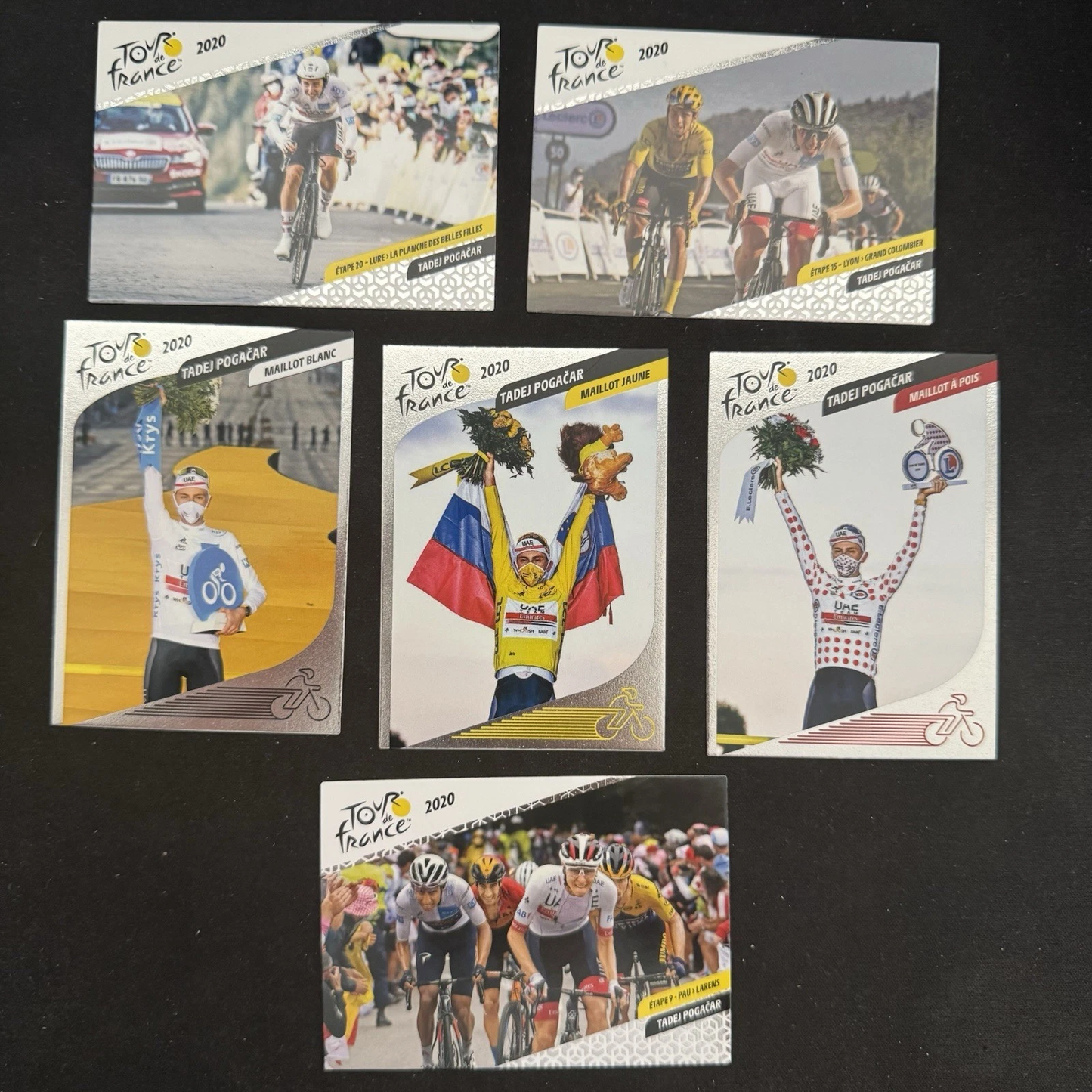 2020 Panini Instant Box Tour De France (6x Tadej Pogacar RC Rookie) (25 Cards)