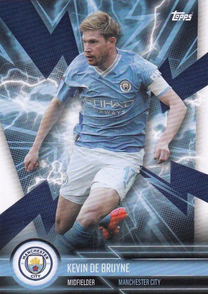 2023 Topps Manchester City Fan Set Super Electric Kevin De Bruyne #MANS-4