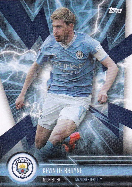2023 Topps Manchester City Fan Set Super Electric Kevin De Bruyne #MANS-4