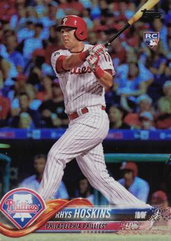 2018 Topps Series 1 Foil Rhys Hoskins RC #259 Philadelphia Phillies