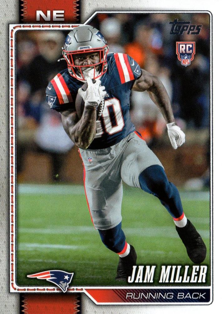 2026 Topps Flagship RC Jam Miller #399 New England Patriots
