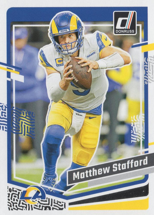 2023 Panini Donruss Matthew Stafford #169 Los Angeles Rams