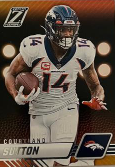 2023 Panini Zenith Courtland Sutton #29 Denver Broncos