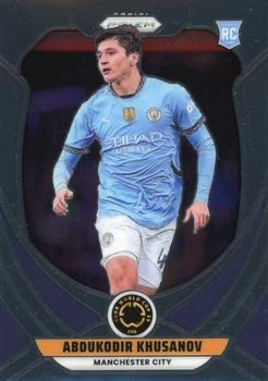 2025 Panini Prizm Club World Cup Abdukodir Khusanov RC #141 Manchester City