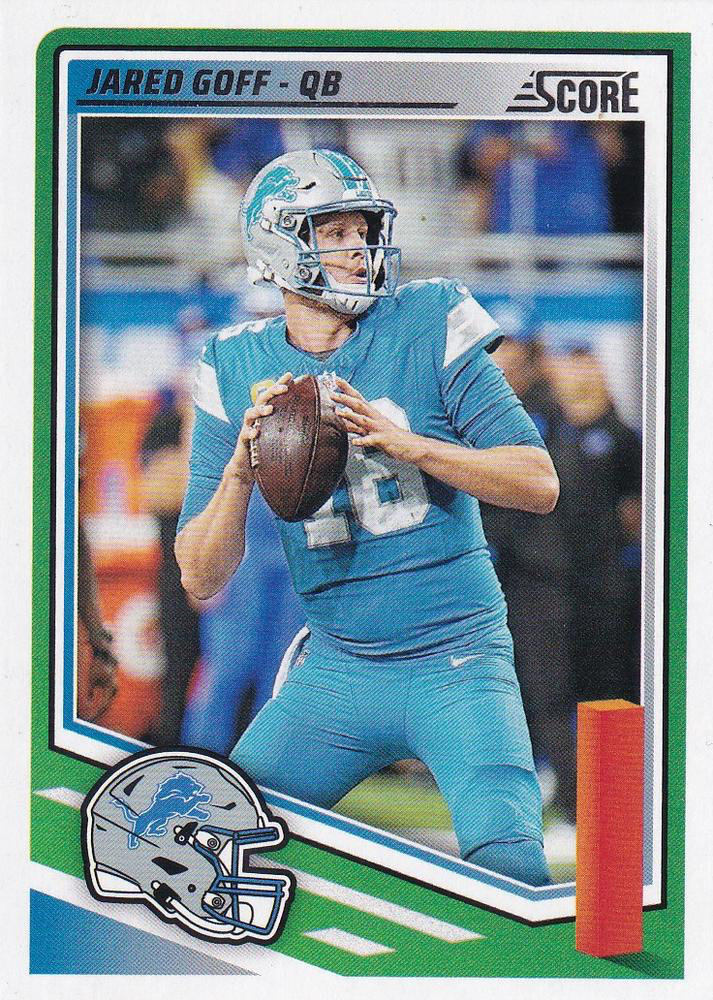 2025 Panini Score Jared Goff #154 Detroit Lions