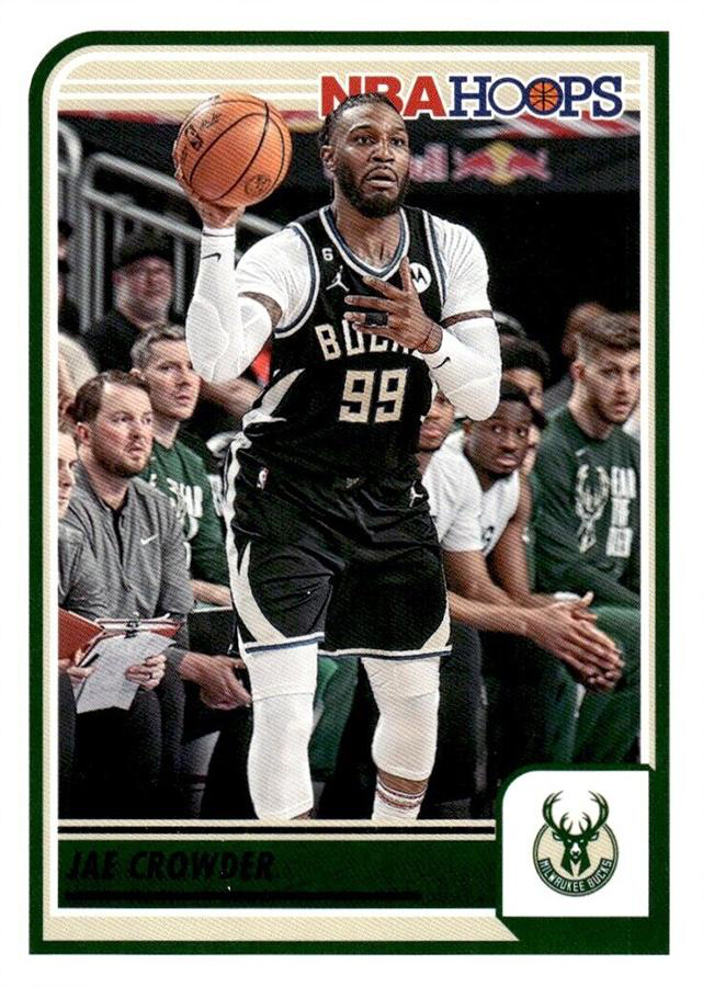 2023 Panini Hoops Jae Crowder #50 Milwaukee Bucks