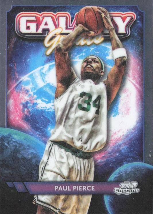 2023 Topps Chrome Cosmic Galaxy Greats Paul Pierce #GG-25 Boston Celtics
