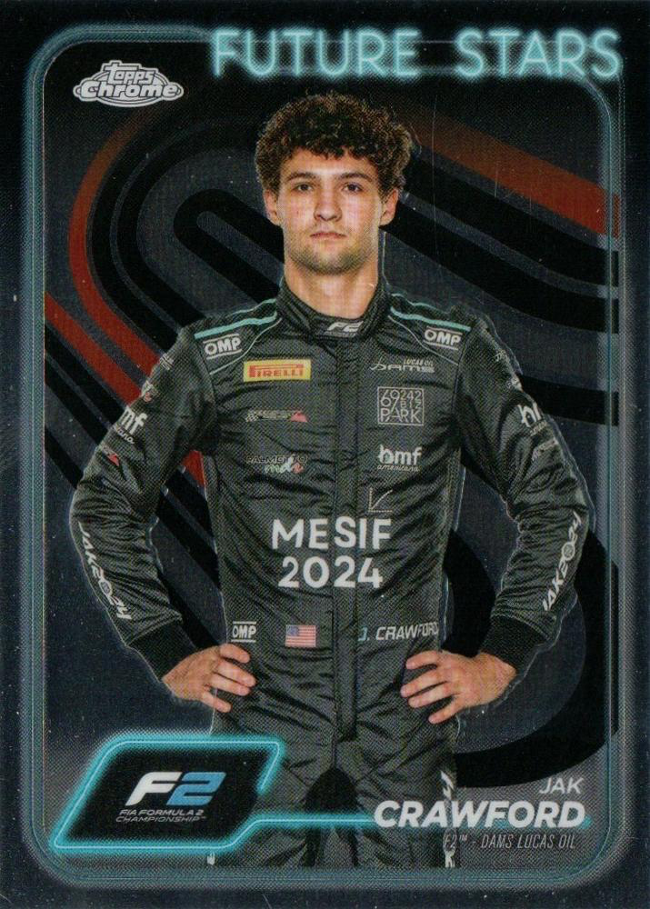 2024 Topps Chrome Formula 1 Jak Crawford F2D #33 Dams Lucas Oil