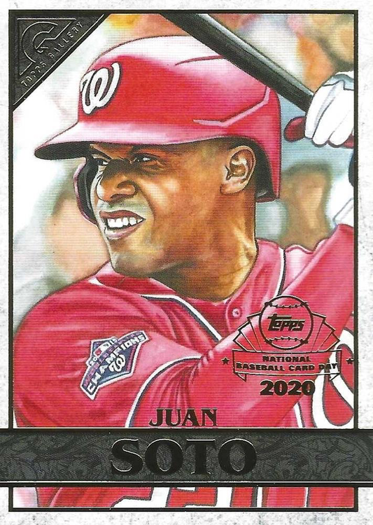 2020 Topps Gallery NTCD Juan Soto #GP-7 Washington Nationals