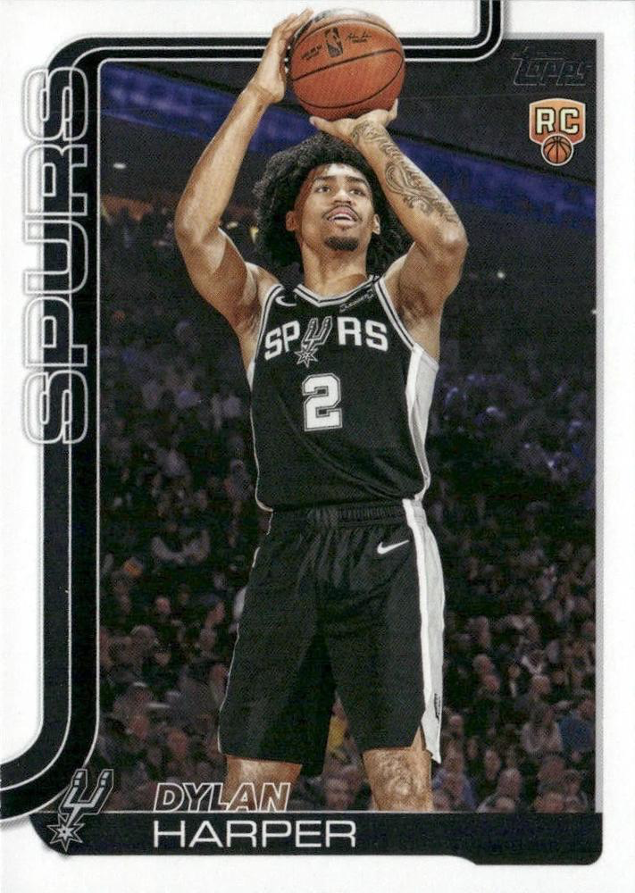 2025 Topps NBA Dylan Harper RC #202 San Antonio Spurs