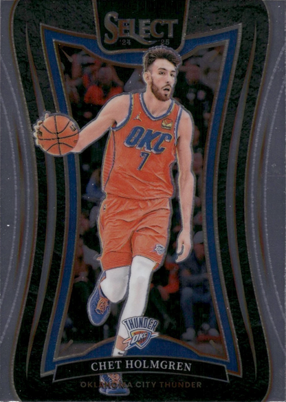 2024 Panini Select Chet Holmgren Mezzanine #322 Oklahoma City Thunder