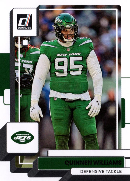 2022 Panini Donruss Quinnen Williams #145 New York Jets