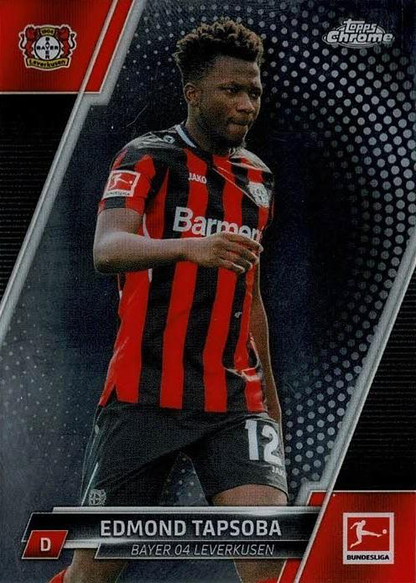 2021 Topps Chrome Bundesliga Edmond Tapsoba #66 Bayer 04 Leverkusen
