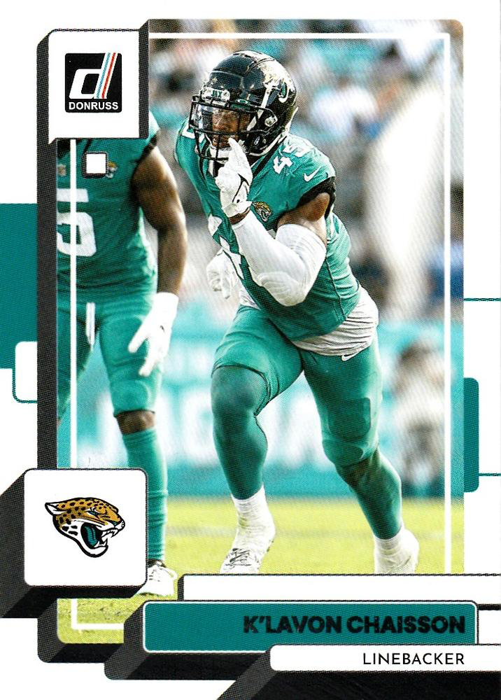 2022 Panini Donruss K'Lavon Chaisson #66 Jacksonville Jaguars