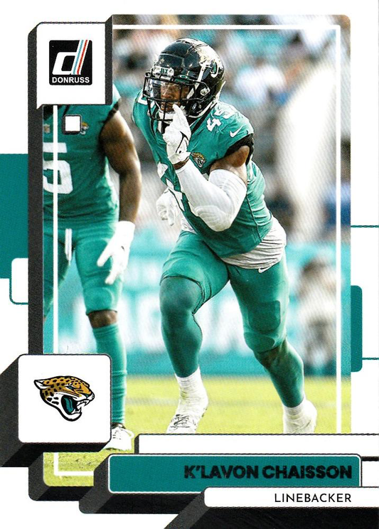 2022 Panini Donruss K'Lavon Chaisson #66 Jacksonville Jaguars