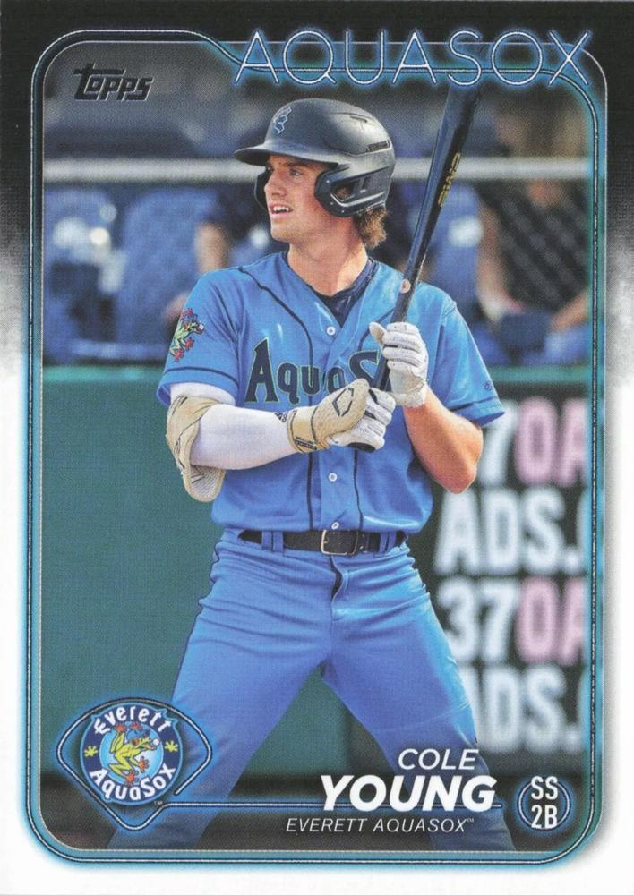 2024 Topps Pro Debut Cole Young #PD-76 Everett AquaSox